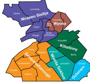 Map of Section E-11 lodges